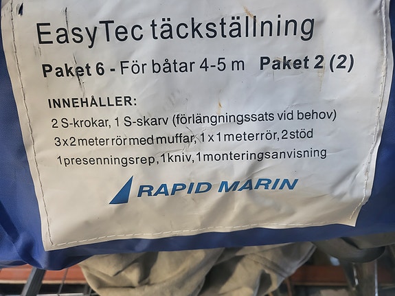 Rapid Marin EasyTec venekatosjärjestelmä 4–5 m veneille