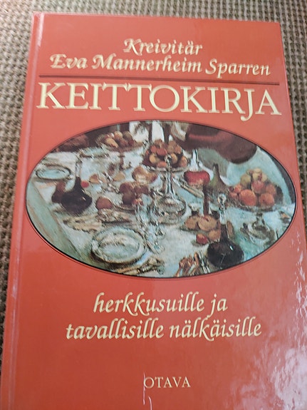 Eva Mannerheim Sparre keittokirja