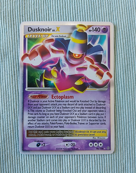 Pokemon kortti Dusknoir lvl X