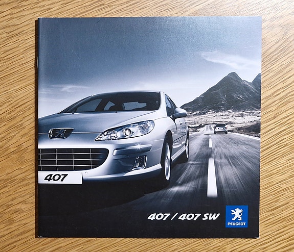 Peugeot 407 / 407 SW -esite 2009