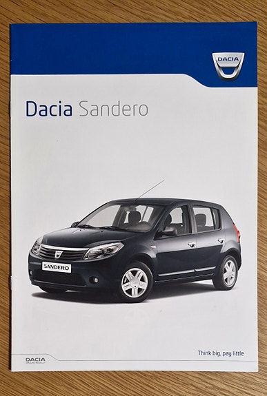 Dacia Sandero -esite 2009