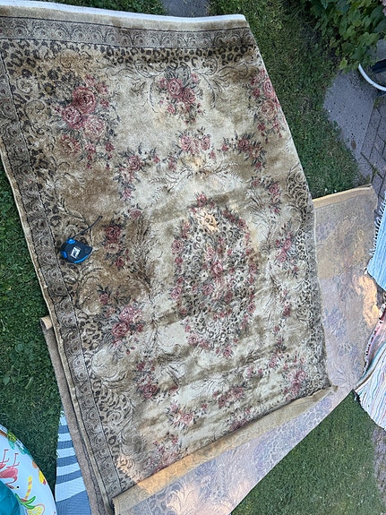 vanha matto 135 x 185cm silkkimatto