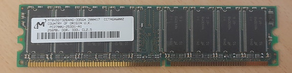 Muisti M 256MB DDR 333Mhz CL2.5