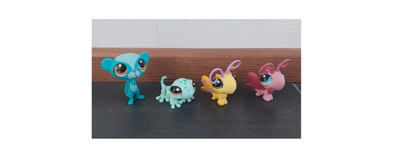 Littlest Pet Shop hahmoja 4kpl