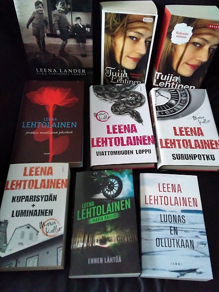 Leena Lehtolainen,Tuija Lehtinen,Leena Lander kirjoja ja pokkareita