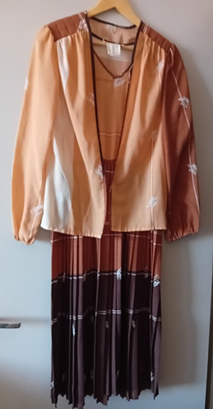 Vintage juhlapuku  koko 36  Kaisu Heikkilä
