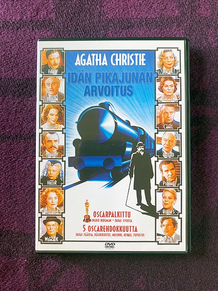 Idän pikajunan arvoitus DVD Agatha Christie