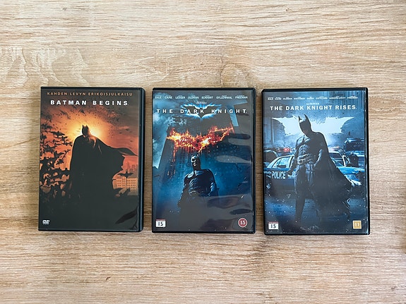 The Dark Knight Trilogy DVD:t