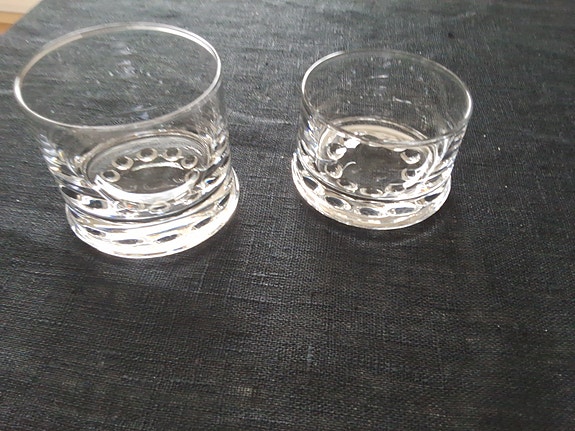 Iittala Timo Sarpaneva Helminauha vesilasi ja sokerikko