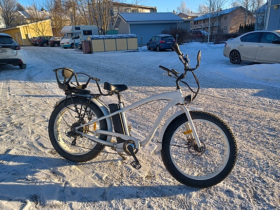 VMS1 Mens Fat Tire Beach Cruiser Electric Bike