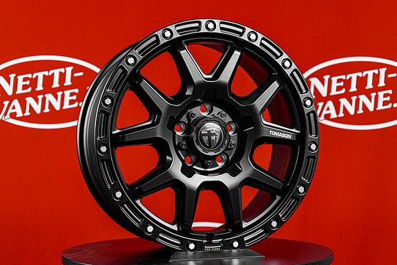 TOMASON TN OFFROAD II BLACK 8x18" 5x130 ET50 Ø78.1 FIAT DUCATO, MATKAILUAUTO YM.