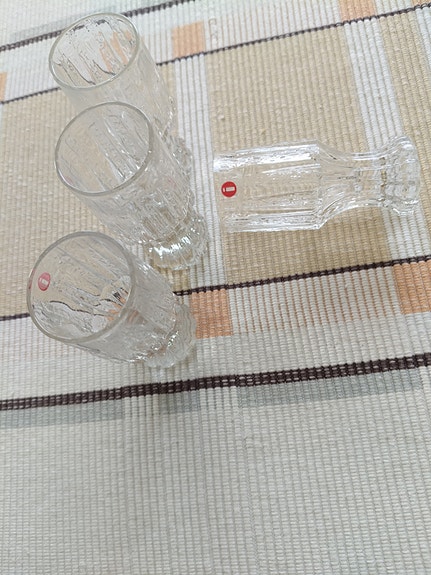 Iittala Wellamo sarjan laseja '