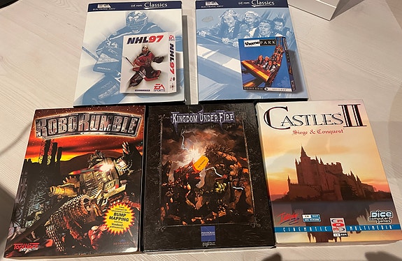 Vanhoja pelejä Big box