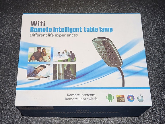 Valvontakamera/Pöytälamppu Wi-Fi-yhteydellä ja Full HD -tarkkuudella