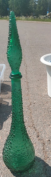 Empoli Glassworks Genie vihreä pullo