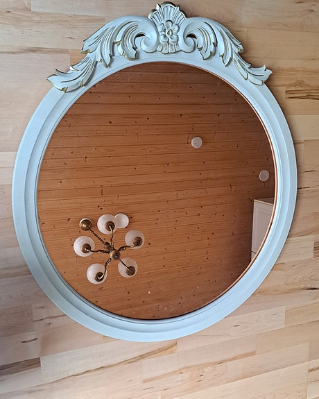 Talonpoikaisrokokoo peili
