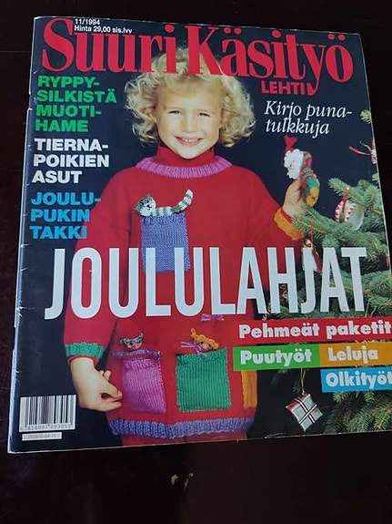 Suuri käsityökerho lehti 11/94, Hki-Klaukkala