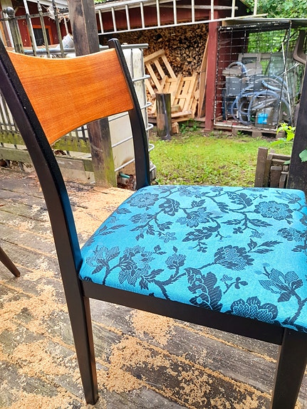 Retro tuolit  teak 2kpl