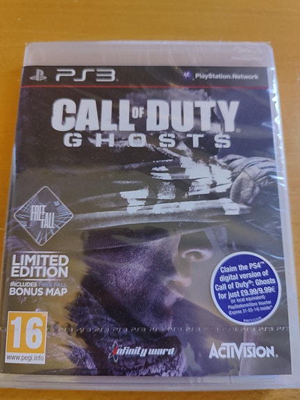 Call of Duty Ghosts PS3 avaamaton