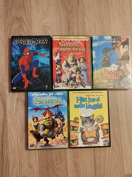 Myytävänä tarpeettomana hyvä kuntoiset DVD vain nouto