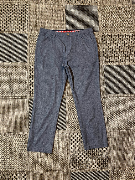 PUMA golfhousut 34/30 regular tapered golf pants blue/grey heather marl