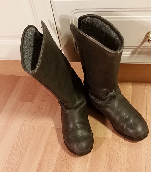 Nordlöfs Tracs vintage nahkasaappaat 37