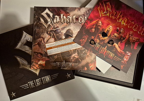 Sabaton The Last Stand LP Vinyyli Albumi boxset