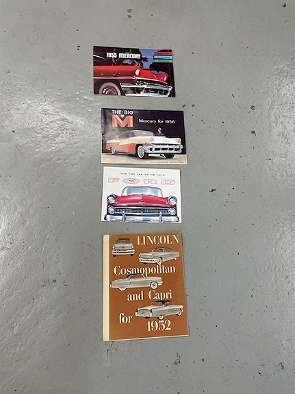 Myynti esteitä  Mercury Lincoln Ford. 1950 luku