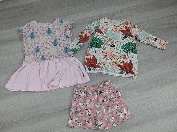 Tytölle muumi, pop, marimekko 98/104