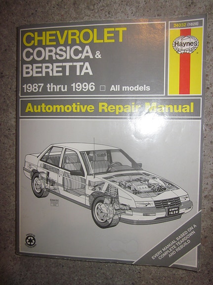 Haynes Chevrolet Corsica & Beretta korjaamokirja
