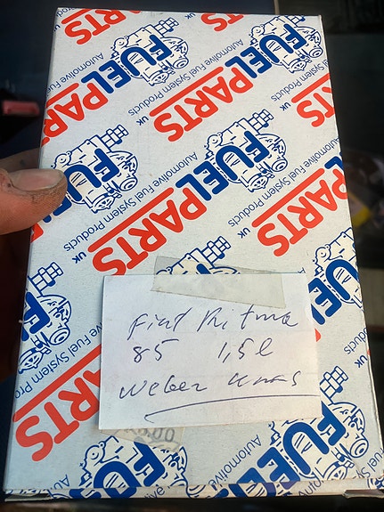 Fiat Ritmo 85 1.5 Kaasuttimen Korjaussarja