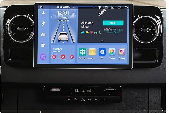 Android soitin 13.1" Mercedes Benz Sprinter 2018-2022