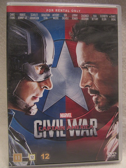 Captain America: Civil War dvd