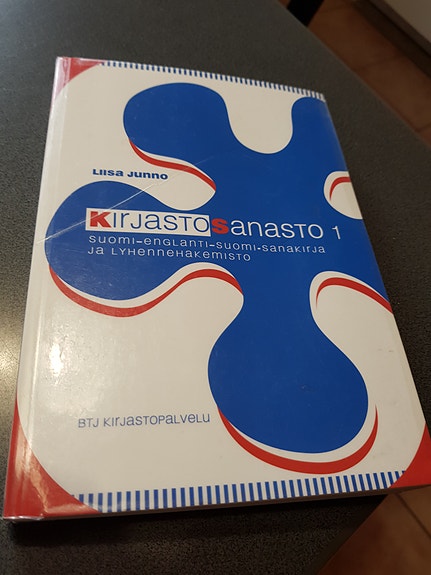 Kirjastosanasto 1. Suomi-englanti-suomi.