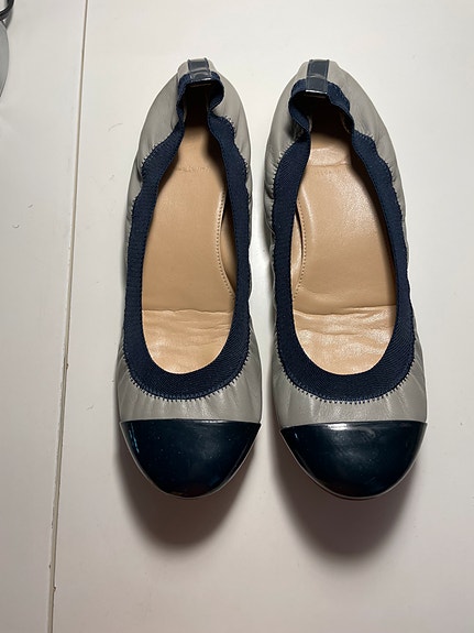J Crew ballerinat nahkaa, koko 10 eli n. 40-41 (US koko, n. 26cm sisäpohja)