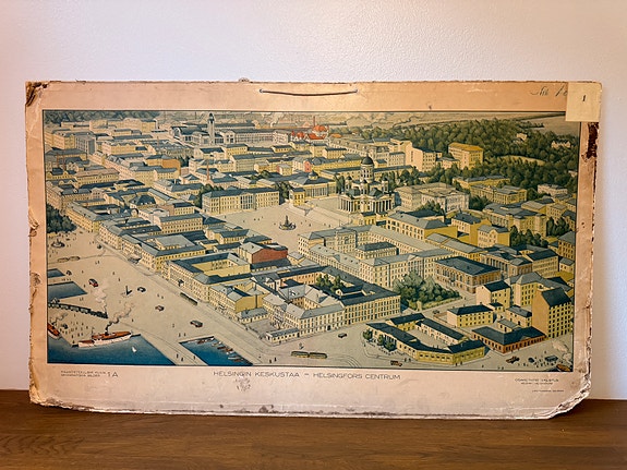 Opetustaulu / koulutaulu, Helsingin keskusta