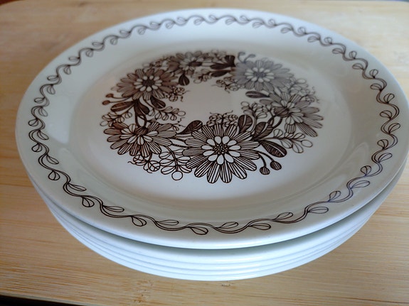 Arabia Finnish Flint lautanen 5kpl