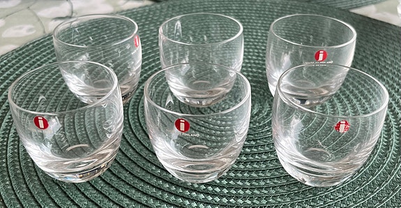 Karhula-Iittala snapsilasi i-105 6 kpl