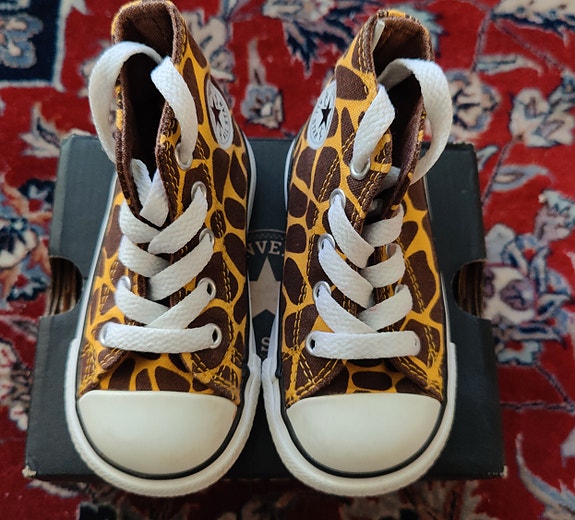 Converse lasten tennarit Giraffe kirahvi koko 21