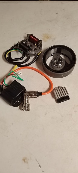 Kärjetön 12V sytytys Tomos, Puch, Sachs