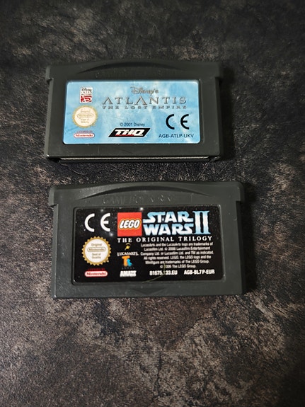 Lego Star Wars 2 + Atlantis The Lost Empire (Game Boy Advance)