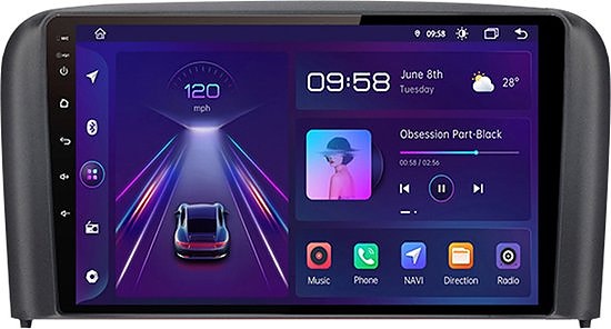 Android soitin Volvo S80 1998-2006