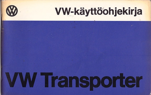 VW T3 transport käyttöohjekirjoja, vesipumppu, nopeusmittarin vaijeri ym