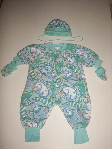 UUdenveroinen! BABY H&M Vauva haalari+hanskat+pipo* koko 68