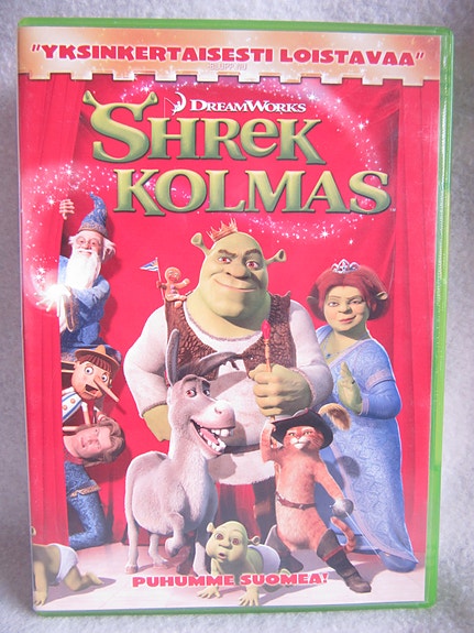 Shrek kolmas dvd