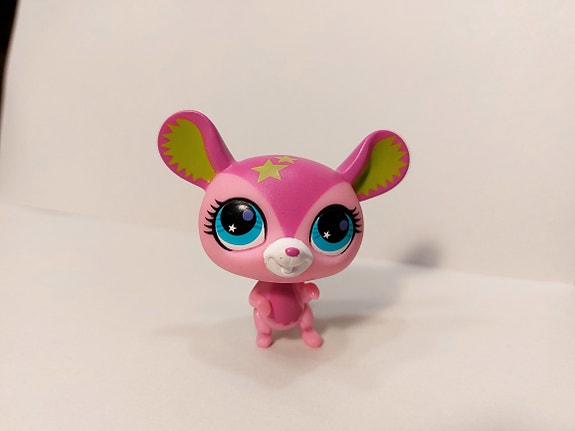 Lps Hiiri Petsi #2731 Littlest Pet Shop Rockin' Pets Pink Mouse