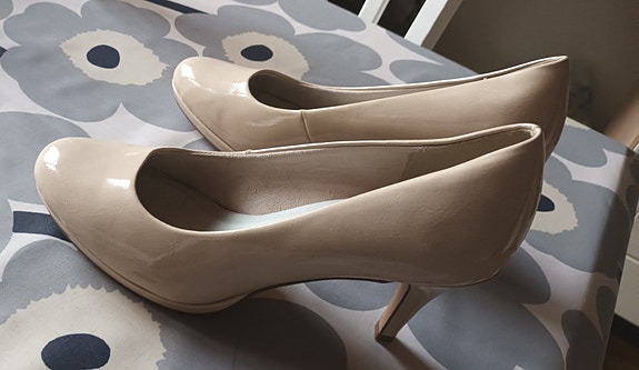 Nude sävy korkokengät 39