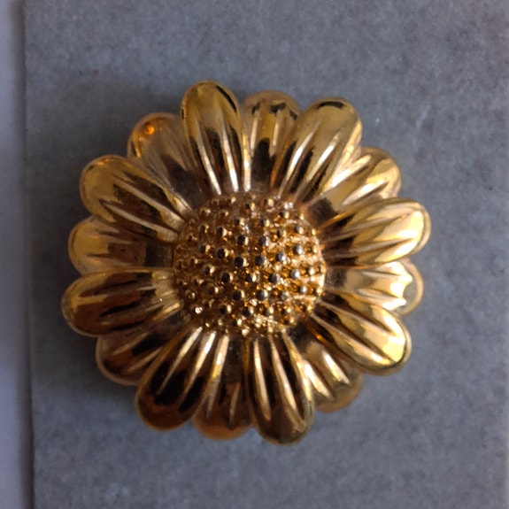 *Cabouchon Vintage auringonkukka rintaneula