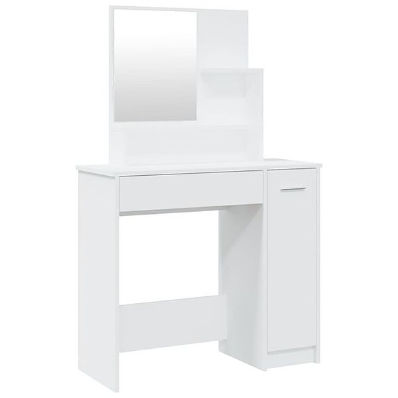 VidaXL Peilipöytä valkoinen 86,5x35x136 cm(sku802957