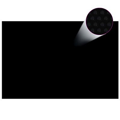 vidaXL Kelluva uima-altaan aurinkoenergiakalvo 6 x 4 m Musta(sku90340
